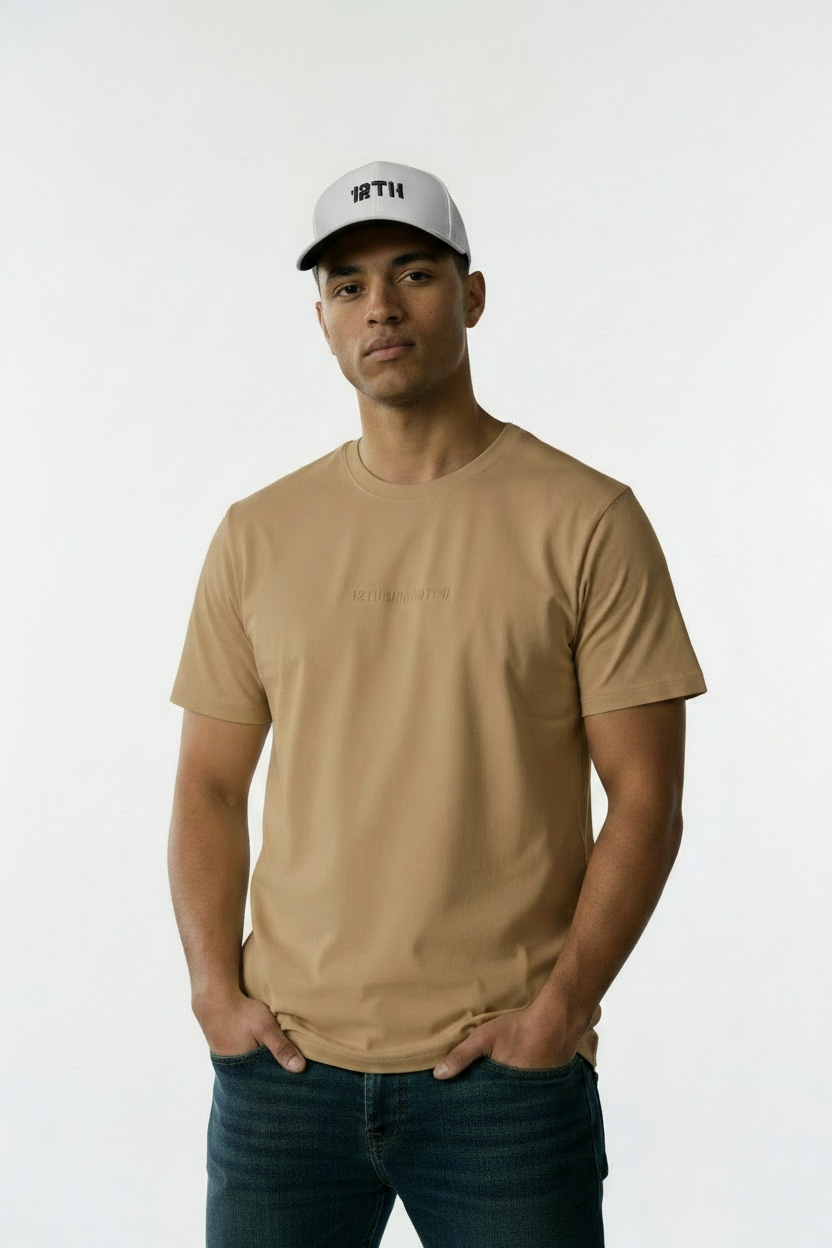 Outfit Terra - Camiseta Beige + CAP ICE
